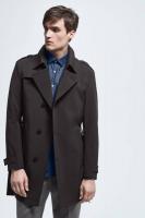 Kurzer Trenchcoat Guardian, schwarz